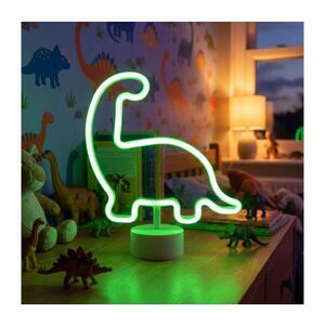 Imagine Decorațiune de masă neon LED — 2W, alimentare 3xAA sau USB — Dinozaur