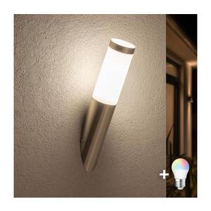 Imagine BRILAGI -LED RGBW Lampă de perete pentru exterior ELIA 1xE27/6, 5W/230V 2700-6500K IP44 crom