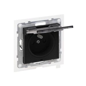 Imagine Legrand - priză de exterior fără cadru 250V/16A NILOE STEP IP44 neagră
