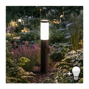 Imagine BRILAGI - Lampă LED de exterior cu portalampă ELIA 1xE27/7W/230V 4000K IP44 50 cm antracit