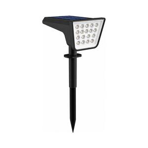 Imagine Lampă solară LED RGBW cu senzor LED/3, 7V IP54 1200 mAh neagră