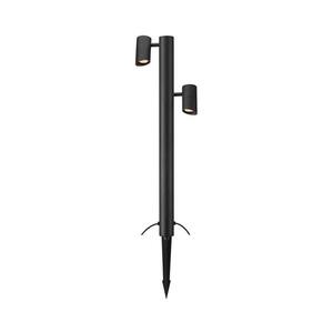 Imagine Markslöjd 108486 - Lampă LED de exterior GARDEN24 2xLED/6W/24V 99 cm IP44 neagră