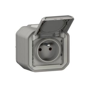 Imagine Legrand - Priză de exterior 250V/16A PLEXO IP55 gri