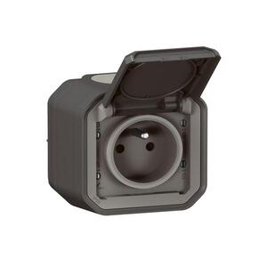 Imagine Legrand - Priză de exterior PLEXO 250V/16A IP55 antracit