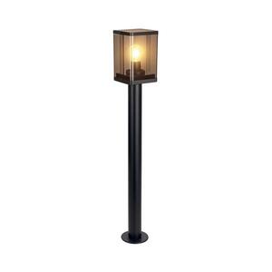 Imagine Lampă de exterior 1xE27/60W/230V IP44 negru/maro fumuriu
