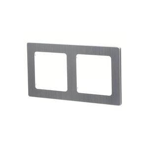 Imagine - Ramă dublă din aluminiu argintie