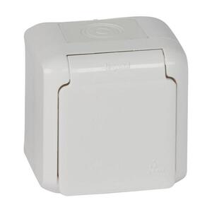 Imagine Legrand - Priză de perete pentru exterior 250V/16A FORIX, IP44, albă