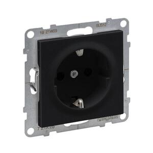 Imagine Legrand - Priză de perete SCHUKO 250V/16A SUNO, neagră