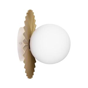 Imagine Aplica de perete SUNPLISS 1xG9/10W/230V, diam. 20 cm, auriu/crem