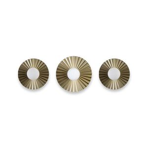 Imagine SET 3x Aplice de perete SUNPLISS 1xG9/10W/230V auriu/crem