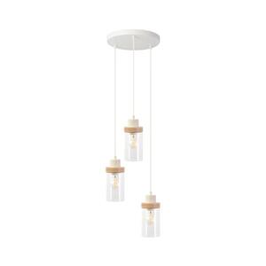 Imagine Candelabru suspendat pe cablu WOODNEST 3xE27/15W/230V pin/crem