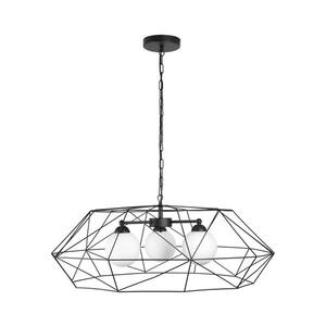 Imagine Candelabru suspendat pe lanț DEXA, 3xG9/10W/230V, negru