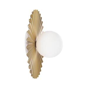 Imagine Aplica de perete SUNPLISS 1xG9/10W/230V Ø 35 cm auriu/crem