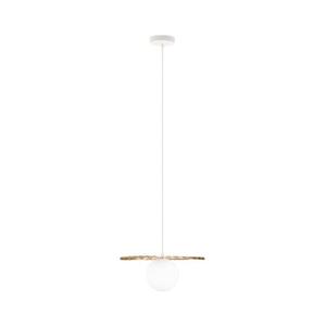 Imagine Lustră suspendată pe cablu SUNPLISS 1xG9/10W/230V Ø 30 cm auriu/crem