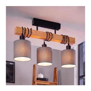 Imagine BRILAGI - Lustră de tavan aplicată NUBILA 3xE27/60W/230V pin/gri deschis