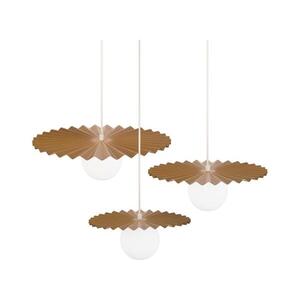 Imagine Set de 3 pendule pe cablu SUNPLISS 1xG9/10W/230V auriu/crem