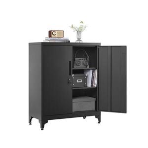 Imagine Dulap de birou KAZE 80x40 cm negru