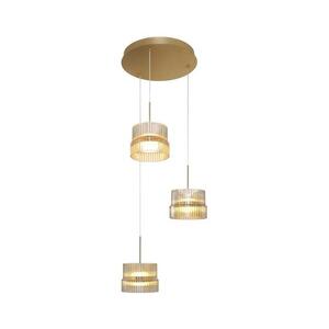 Imagine Candelabru LED suspendat pe cablu LUXE LED/34W/230V, alamă