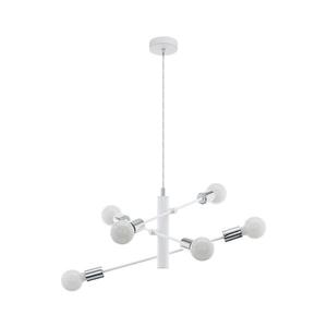 Imagine Eglo 98016 - Lustră pe cablu GRADOLI 6xE27/60W/230V alb