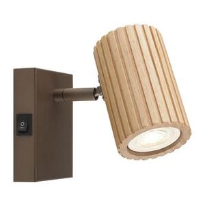 Imagine Brilliant - Aplica spot de perete LAKEWOOD 1xGU10/10W/230V maro