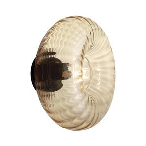 Imagine Brilliant - Aplica de perete NEVIL 1xE27/20W/230V negru/bej fumuriu