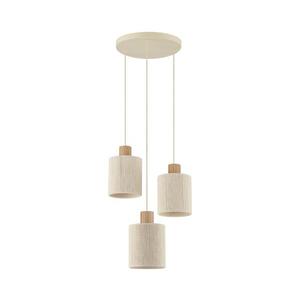 Imagine Brilliant - Lustră suspendată pe cablu ARLO 3xE27/20W/230V, diam. 40 cm, crem