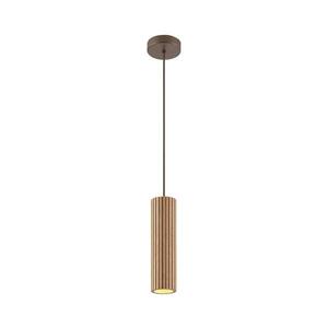 Imagine Brilliant - Pendul pe cablu LAKEWOOD 1xGU10/10W/230V Ø 10 cm maro