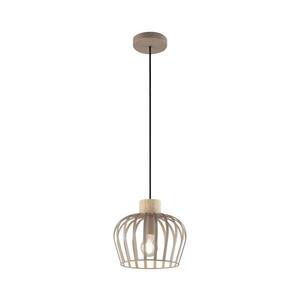 Imagine Brilliant - Lustră pe cablu NORDIC CAGE 1xE27/20W/230V Ø 25 cm bej