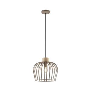 Imagine Brilliant - Pandantiv suspendat pe cablu NORDIC CAGE 1xE27/20W/230V diam. 35 cm bej