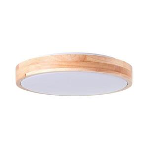 Imagine Brilliant - Plafonieră LED SLIMLINE LED/24W/230V Ø 34, 5 cm lemn de cauciuc