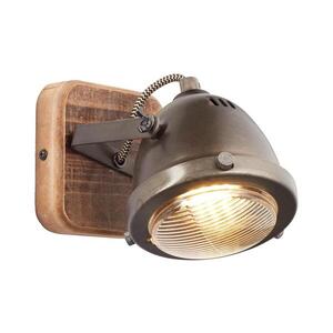 Imagine Brilliant - Aplică spot de perete CARMEN WOOD 1xGU10/5W/230V eucalipt