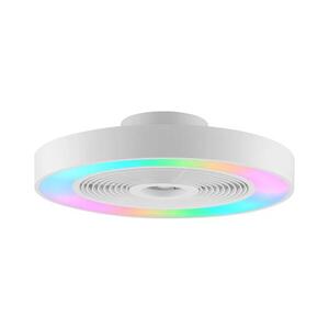 Imagine Brilliant - Plafonieră LED RGBW cu lator CATANIA LED/37W/230V albă + telecomandă