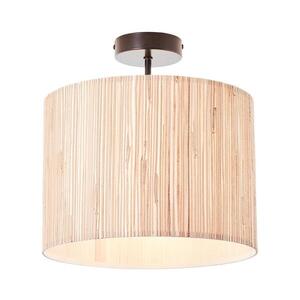 Imagine Brilliant - Plafonieră WIMEA 1xE27/52W/230V Ø 30 cm negru/bej