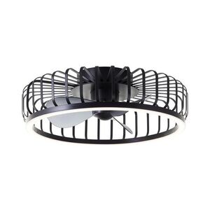 Imagine Brilliant - Plafonieră LED cu lator CAPO LED/36W/230V neagră + telecomandă