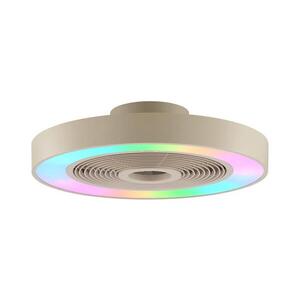 Imagine Brilliant - plafonieră LED RGBW cu lator CATANIA LED/37W/230V bej + telecomandă