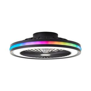 Imagine Brilliant - Plafonieră LED RGBW cu lator PALMERO, 40W, 230V, bej + telecomandă