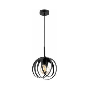 Imagine Lustră suspendată pe cablu ASANI 1xE27/15W/230V neagră