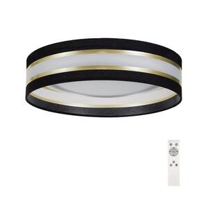Imagine Plafonieră LED dimabilă SMART CORAL GOLD LED/24W/230V neagră/aurie + telecomandă