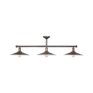 Imagine BRILAGI - Lustră cu tijă FORGE 3xE27/60W/230V cupru/patină