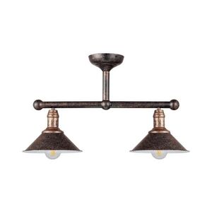 Imagine BRILAGI - Lustră pe tijă FORGE 2xE27/60W/230V cupru/patină