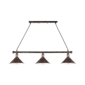 Imagine BRILAGI - Lustru suspendat pe cablu FORGE 3xE27/60W/230V cupru/patină