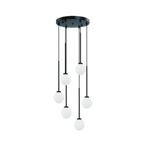 Imagine Open Design OR80636 - Lustră suspendată pe cablu OTA 6xG9/8W/230V neagră