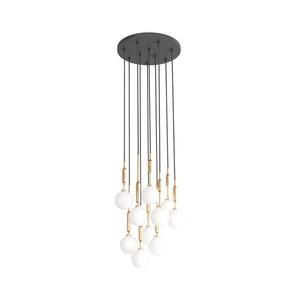 Imagine Open Design OR85365 - Lustră suspendată pe cablu ERO 10xG9/8W/230V aurie