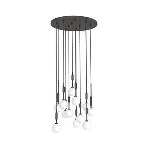 Imagine Open Design OR85402 - Lustră suspendată pe cablu ERO 12xG9/8W/230V, neagră