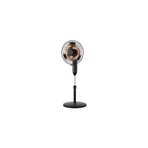 Imagine lator stativ cu încălzitor 35 W/2000 W/230 V, diam. 40 cm, negru + telecomandă