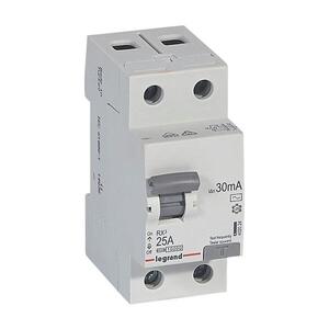 Imagine Legrand - Întrerupător diferențial 2 poli RX3 2P 25 A 30 mA AC