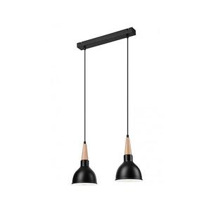 Imagine Lustră pe cablu FRANCESCA 2xE27/60W/230V negru