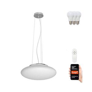 Imagine Lustră LED RGB pe cablu dimabilă ELIPTICO 3xE27/8, 5W/100-240V NEO 07055L + telecomandă