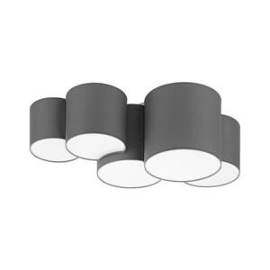 Imagine Plafonieră MONA 5xE27/15W/230V gri