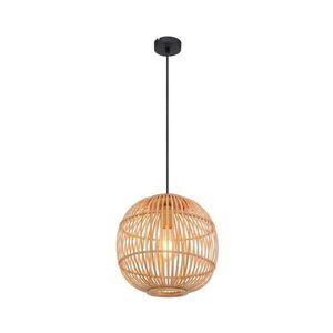 Imagine Lustră pe cablu HILDEGARD 1xE27/60W/230V bambus Globo 15368H